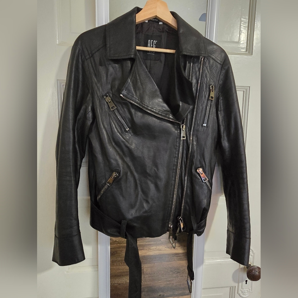 AFG 1972 Leather Jacket Size 42